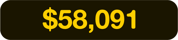 $58,091
